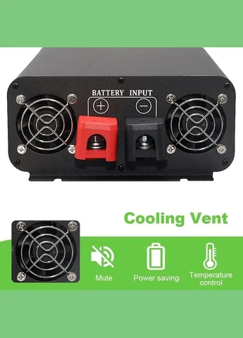 Перетворювач напруги 5000 W 12 V чистий синусоїдальний інвертор EAFC (302242501)