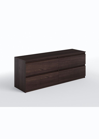 Тумба під телевізор ТВ/ТV 4 шухляди Т-223 Венге темний MORELI (335423516)