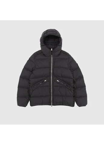 Чорний Пуховик Stone Island