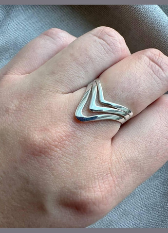 Колечко фалангове Его срібна каблучка 925 проба No Brand (328263793)