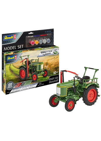 Сборная модель Трактор Fendt F20 "Dieselro?" уровень 2 масштаб 1:24 (RVL67822) Revell _67822 (315402974)