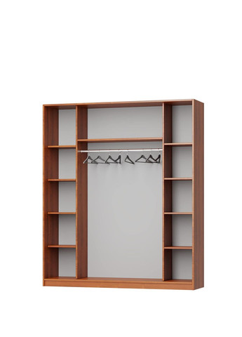 Шкаф-купе трехдверный Комбо AL 2ДСП/Зеркало 190x60x210 см (MBS-3343) MebelStar (346289081)