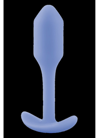 Анальна пробка із зміщеним центром ваги Bvibe Snug Plug 1 блакитна - CherryLove B-Vibe (293819449)