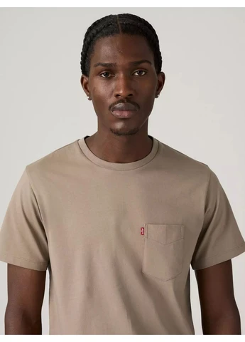 Кофейная футболка Levi's