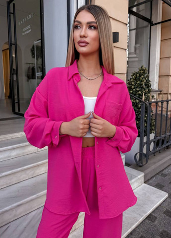 Базовий повсякденний вільний костюм двійка: сорочка + штани Україна (328392185)