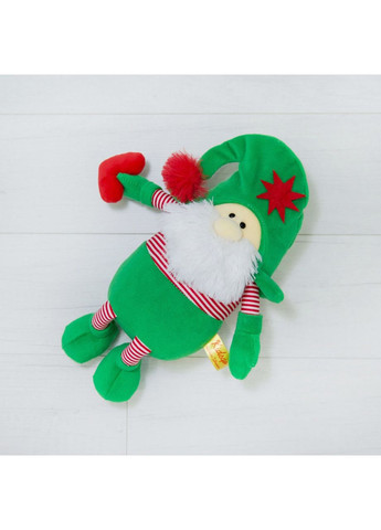 Мягкая игрушка гномик Санта с сердцем 32см (KD625) Kidsqo (365545869)