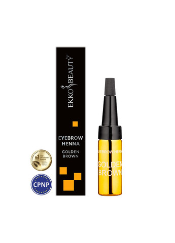 Хна для брів Golden Brown 5 мл EKKO BEAUTY (307159694)