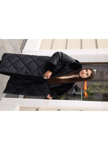 Черное зимнее Пальто MN