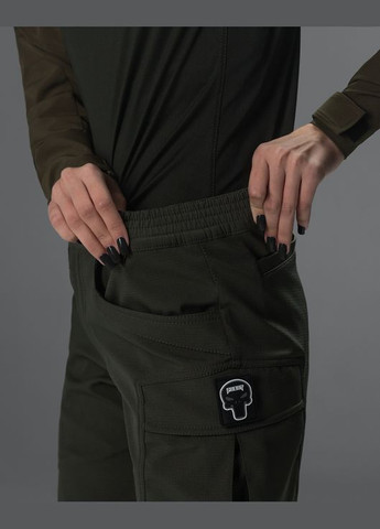 Жіночі брюки карго тактичні Капелан хакі BEZET (291437873)
