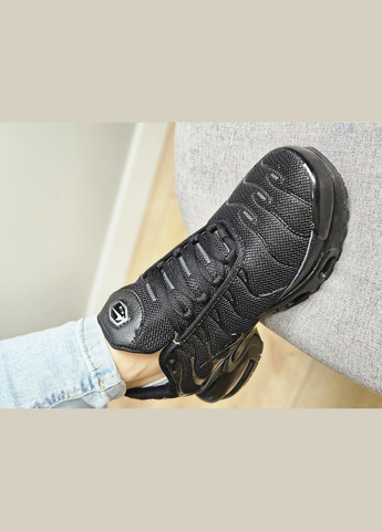 Кросівки жіночі і чоловічі Nike air max Tn plus black \ Найк аір макс Тн плюс чорні No Brand чорні демісезони (303357915)