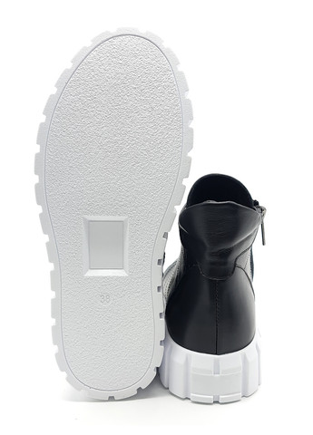 Жіночі черевики чорні шкіряні MS-19-1 235 мм (р) Maria Sonet (259299748)