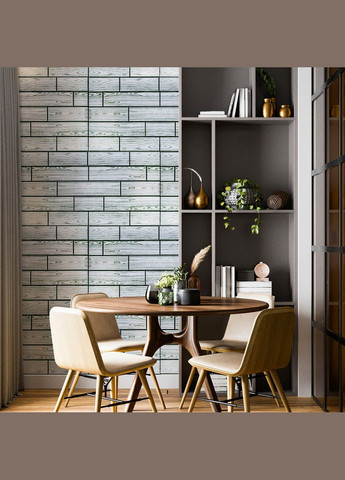 Декоративна панель ПВХ під цегла з візерунком під дерево 960х480х4мм (1098) Sticker Wall (298284304)