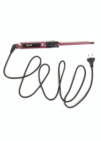 Професійна конусна плойка для завивання волосся афро кучерів із затискачем афрокудрі Mozer MZ-6629 Pro Червона Promozer (312486088)