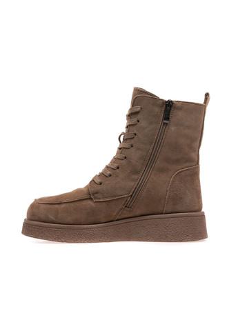 Зимние ботинки женские lt-1766-98-m/beige well 24pfm из натуральной замши