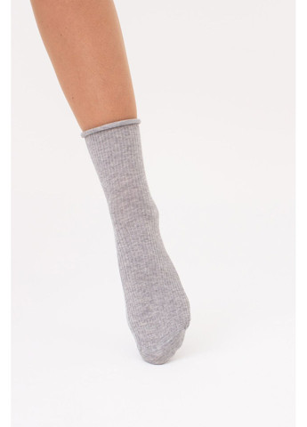 Серые носки классические Giulia однотонные (351854482)