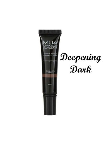 Аджастер для тональної основи MUA Custom Color Base Mixer Deepening Dark Темно-коричневий 8 мл. MUA Makeup Academy (291413619)