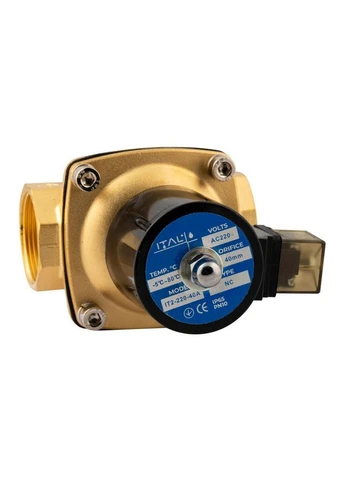 Клапан электромагнитный 1 1/2" IT2-220-40A, нормально-закрытый (NC), 2W400-40 AC 220V ITAL (377171610)