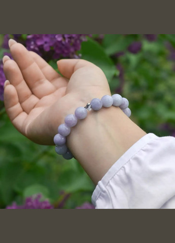 Браслет Аквамарин+Жемчуг d-10мм L-18см No Brand Браслет (336206619)