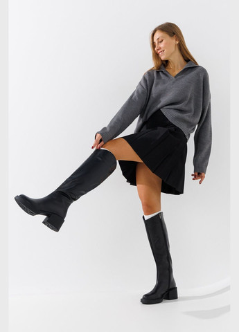 Зимние сапоги женские 4017 черный shop (2000990069245) Stepln