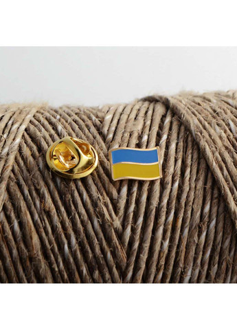 Значок Флаг Украины мини 7х11 мм Dobroznak (292338384)