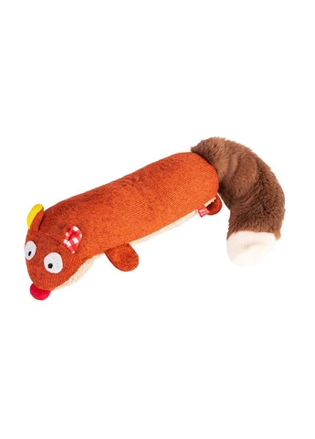 Игрушка для собак Fun Plush Лиса, трикотаж, Ш 5 см, Д 18 см, M WAUDOG (386652745)