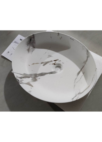 Раковина накладная PREMIUM ELLIPSE-0104 MARBLE 550х415х140mm (MP6554) Mixxus (322074445)