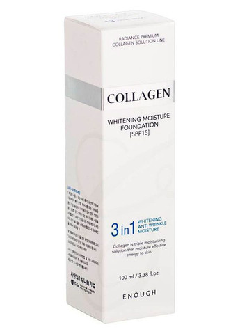 3in1 Collagen Whitening Moisture Foundation SPF 15 - Тональный крем 3в1 с коллагеном 13 (2-855554) ENOUGH (369791297)