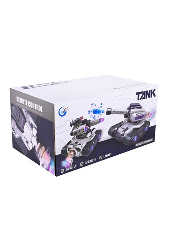 Радіокерований танк з гелевими кулями, димом і підсвіткою, акумуляторний - No Brand 399D-7 (371928180)