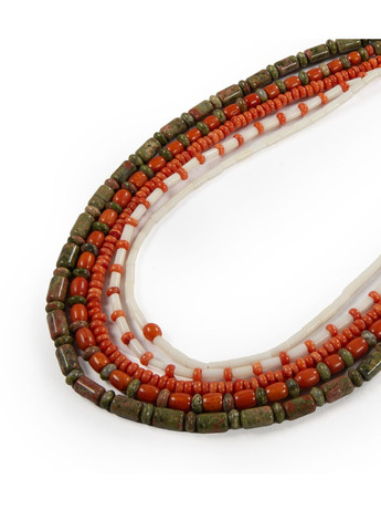 Ожерелье "Край мечт" Коралл, Перламутр, Яшма Fursa fashion (365958829)