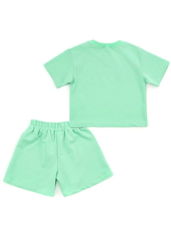 Зелений демісезонний набір дитячого одягу із шортами (16005-128g-green) BLUELAND