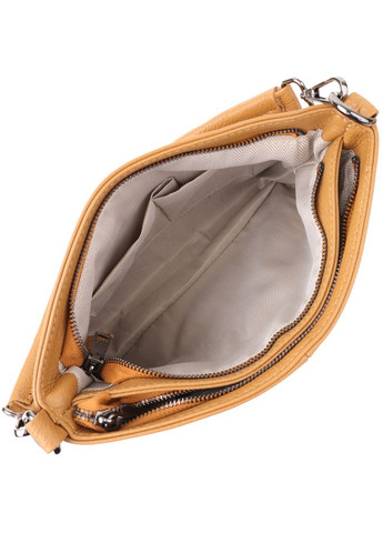 Женская сумка на два отделения из натуральной кожи 23015 Светло Vintage (357207694)