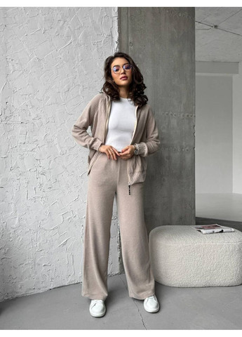 Базовый женский костюм на змейке Fashion (365290200)