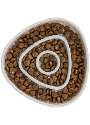 Миска Медленное кормление для кошек, 15х15 см, 350 мл (серая) Trixie (355255595)