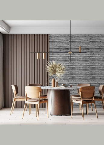 Самоклеящаяся 3D панель под дерево цвета зебры 19600x700x3мм SW-00001475 Sticker Wall (316101122)