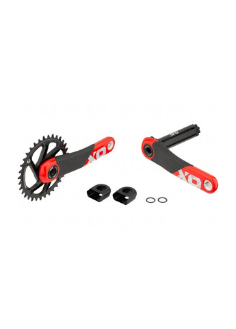 Шатуны set X01 All Downhill DUB83 170 w Direct Mount 34t X-SYNC 2 Chainring Red B1 Sram (369647888)