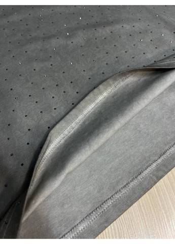 Футболка женская A-N 2668 вареная тай дай оверсайз с камешками серая No Brand - (336432867)