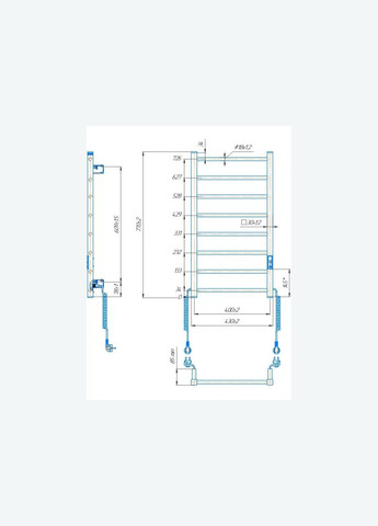 Электрический полотенцесушитель Hygge Family Leeds 770x430 мат Mario (318681194)