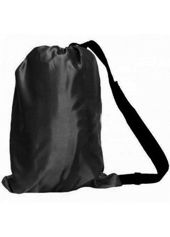 Надувной диван Lamzac (двухслойный, одноместный, 220×70×41 см, черный) No Brand - (362376195)