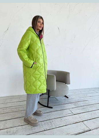 Салатовое демисезонное Пальто Тутти оверсайз Mirage