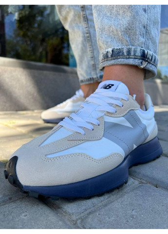Бежеві Осінні кросівки чоловічі new balance 327 blue sole нью беланс 327 No Brand