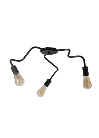 Люстра лофт Laminari потолочный на три лампы NL 17503-3 BK MSK Electric (325882526)