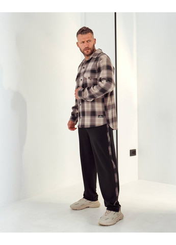 Бежевий костюм з сорочкою Fashion