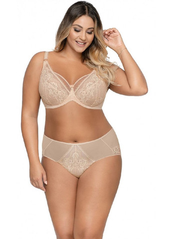 Трусики бразилиана с кружевом Ava 1824 Venus beige-1 (314541084)