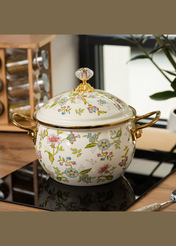 Каструля емальована 3 л у вінтажному стилі Yiwu (322503830)