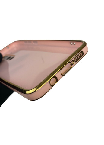 Чохол для Redmi Note 8 Pro з кільцем-підставкою із золотою окантовкою на сяомі редмі нот 8 про пудровий gs1 Xiaomi (366229528)