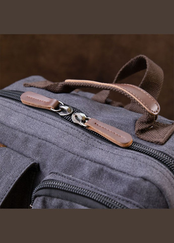 Рюкзак текстильный дорожный унисекс 20617 Графит Vintage (328449894)