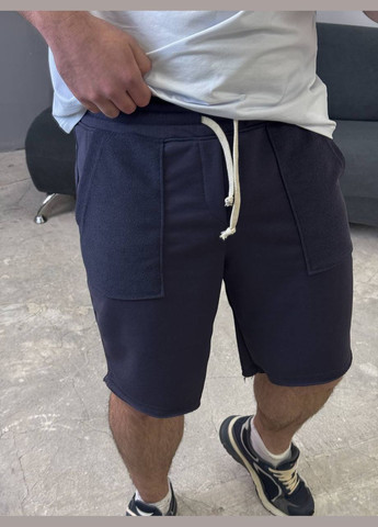 Стильні шорти з накладними карманами з якісної тринитки Vakko (327592721)