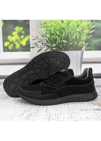 Чорні Осінні кросівки чоловічі Paolla