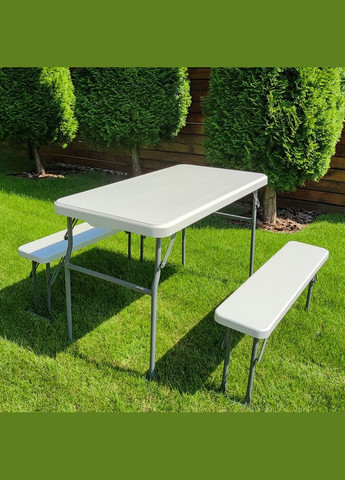 Набор садовой мебели ( стол и 2 лавки) SW-00001612 Sticker Wall (316520719)