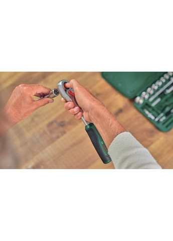 Набір інструментів, 1/2", 64шт, CrV (1.600.A02.ZB3) Bosch (360411295)